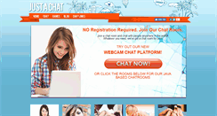 Desktop Screenshot of justachat.com